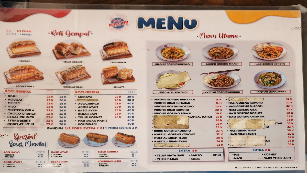 White Cafe / Kedai Kokoho Menu - Image 2