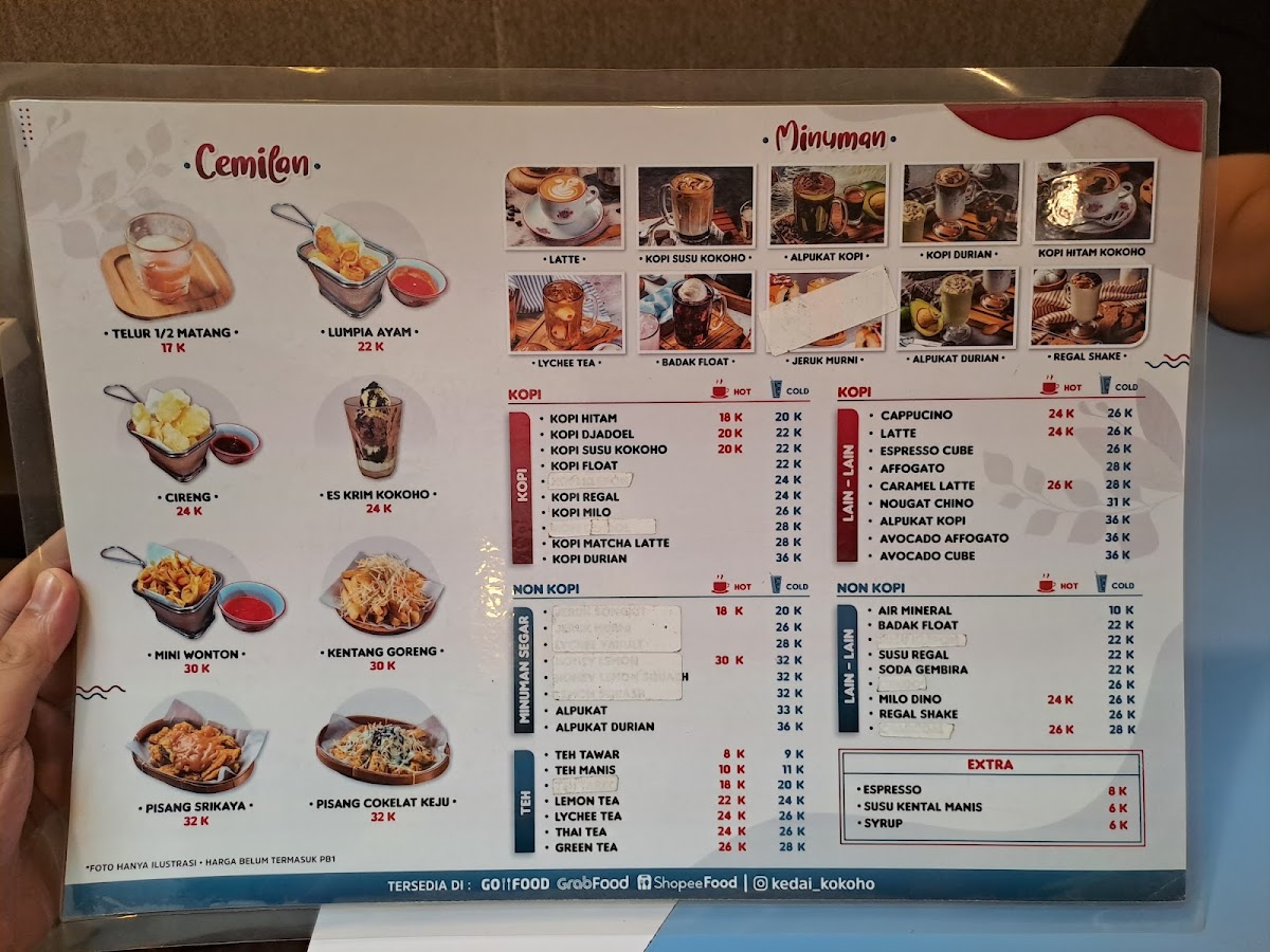 White Cafe / Kedai Kokoho Menu - Image 3